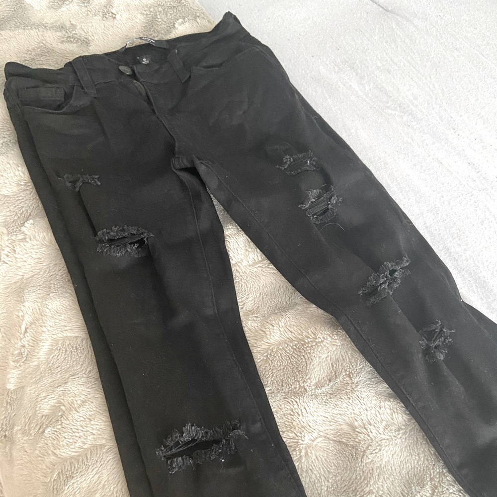 Black Ripped Jeans